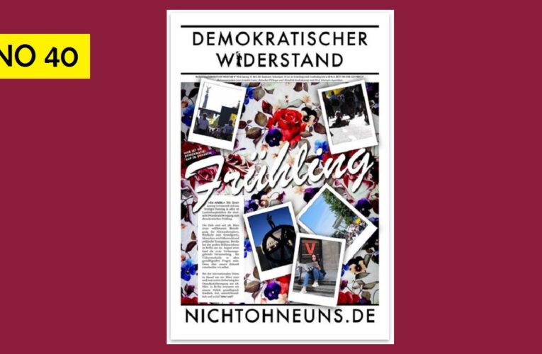 40. Ausgabe Demokratischer Widerstand veröffentlicht.