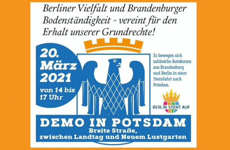 20.03.2021 – Berlin und Potsdam gemeinsam