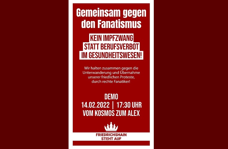 Demo Friedrichshain 14.02.2022