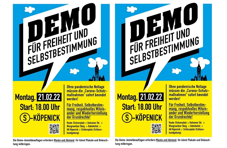 Demo Berlin 21.02.22 / Köpenick