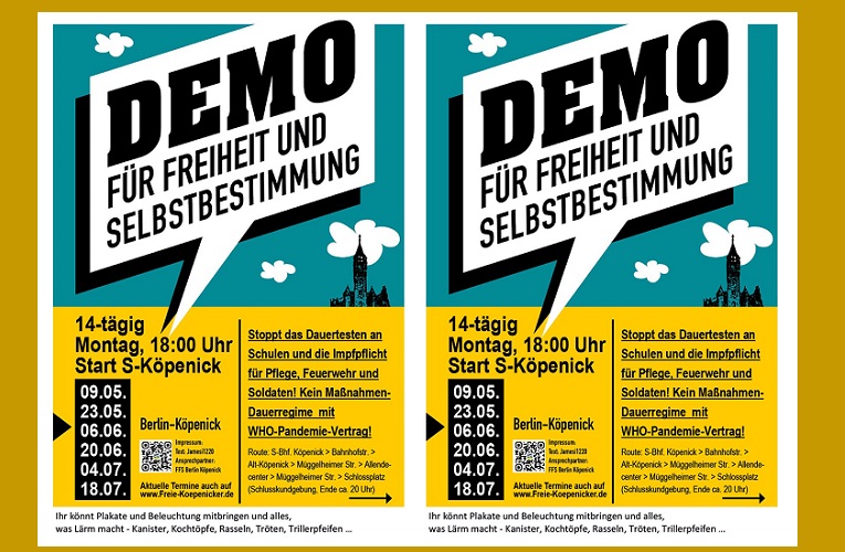 Demo Berlin 23.05.22 / Köpenick